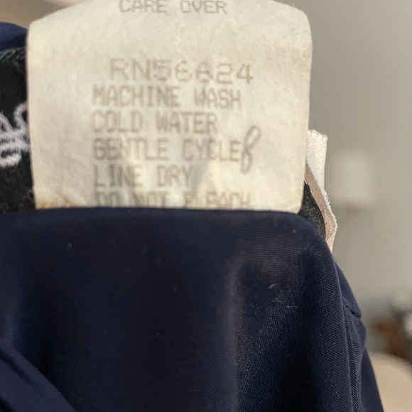 Retro Satin Mock Neck Blouse - Picture 7 of 8